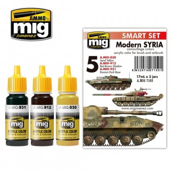 AMMO A.MIG-7103 Modern Syria Camouflage Colors