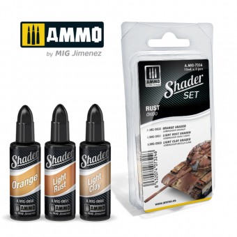 AMMO A.MIG-7324 SHADER Set Rust