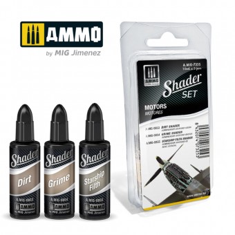 AMMO A.MIG-7325 SHADER Set Motors