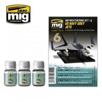 AMMO A.MIG-7419 US Navy Grey Jets