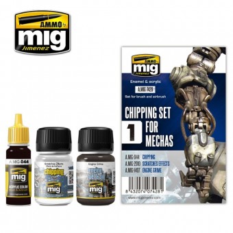 AMMO A.MIG-7428 Chipping Set for Mecha