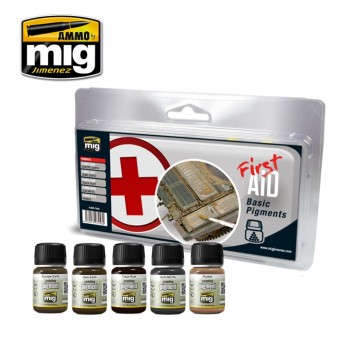 AMMO A.MIG-7448 FIRST AID Basic Pigments
