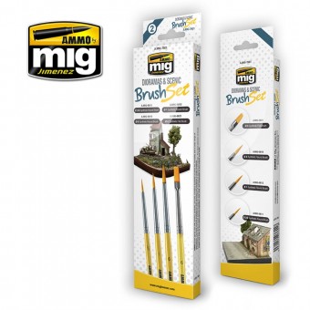 AMMO A.MIG-7601 Dioramas and Scenic Brush Set