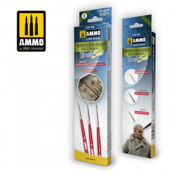 AMMO A.MIG-7608 Marta Kolinsky for Combat Brush Set