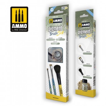AMMO A.MIG-7610 Pigment Brush Set
