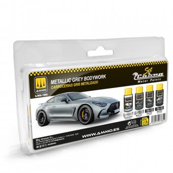 AMMO A.MIG-7865 Cobra Motor Metallic Grey Bodyworks Set