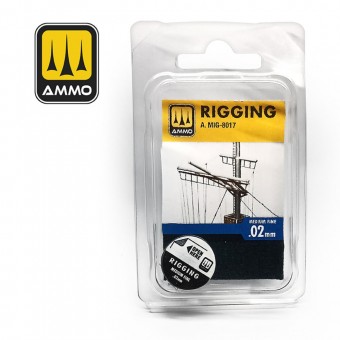 AMMO A.MIG-8017 Rigging - Medium Fine 0,02mm