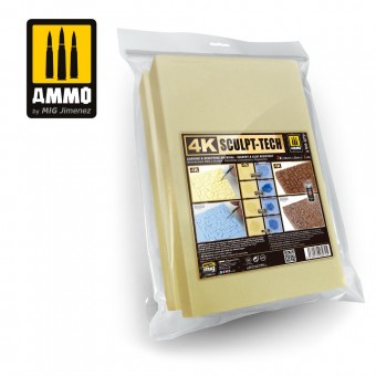 AMMO A.MIG-8270 4K Sculp-Tech (20cm x 30cm x 1cm) - 2 pcs.