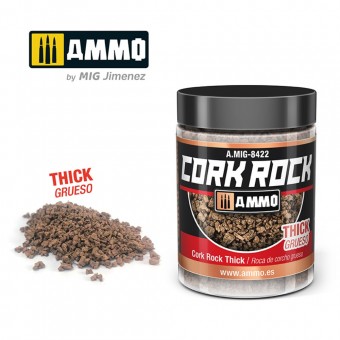AMMO A.MIG-8422 CREATE CORK Cork Rock Thick (Jar 100mL)