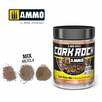 AMMO A.MIG-8423 CREATE CORK Cork Rock Miix (Jar 100mL)