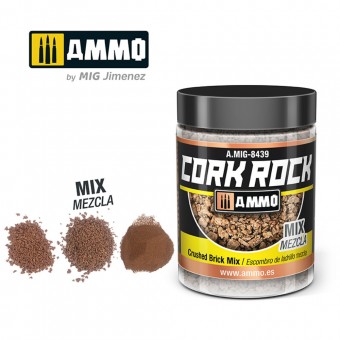 AMMO A.MIG-8439 CREATE CORK Crushed Brick Mix (Jar 100mL)