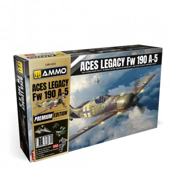AMMO A.MIG-8518 Aces Legacy Focke Wulf 190 A-5 Premium Edition 1:48