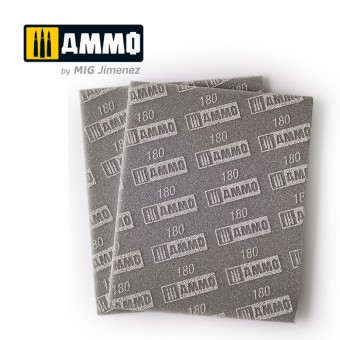 AMMO A.MIG-8556 Sanding Sponge Sheet (180) - 2 pcs.