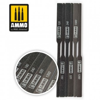 AMMO A.MIG-8567 Tapered Sanding Sticks - 6 pcs.