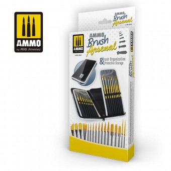 AMMO A.MIG-8580 AMMO Brush Arsenal - Brush Organization & Protective Storage