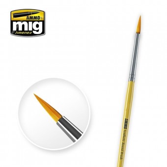 AMMO A.MIG-8586 12 Synthetic Quarter Round Brush