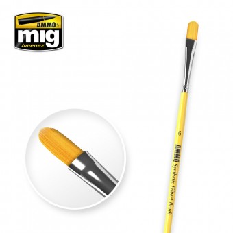 AMMO A.MIG-8596 6 Synthetic Filbert Brush