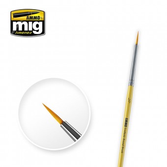 AMMO A.MIG-8610 5/0 Synthetic Round Brush