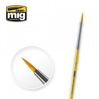 AMMO A.MIG-8614 2 Synthetic Round Brush