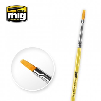 AMMO A.MIG-8620 4 Synthetic Flat Brush
