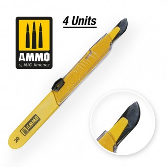 AMMO A.MIG-8699 Protective Blade Curved Large - 1 pc