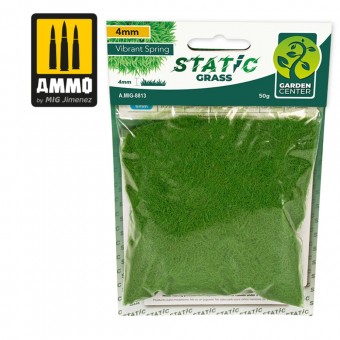AMMO A.MIG-8813 Static Grass - Vibrant Spring - 4mm