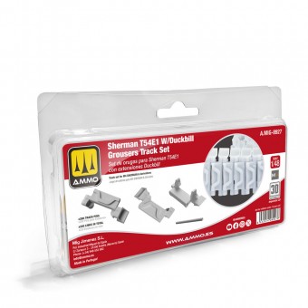 AMMO A.MIG-8927 Sherman T54E1 with Duckbill Grousers Tracks Set 1:48