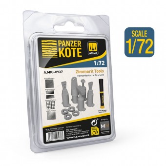 AMMO A.MIG-8937 PANZER KOTE Zimmerit Tools 1:72