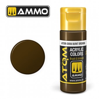 AMMO ATOM-20056 ATOM COLOR Burnt Brown