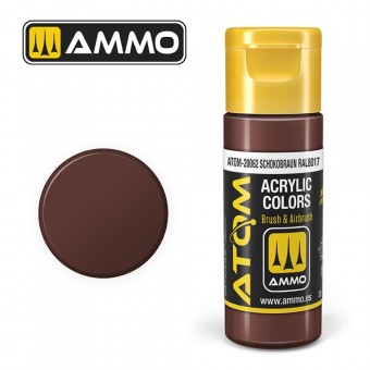 AMMO ATOM-20062 ATOM COLOR Schokobraun RAL 8017