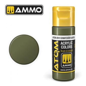 AMMO ATOM-20101 ATOM COLOR Schwartzgrun RLM70