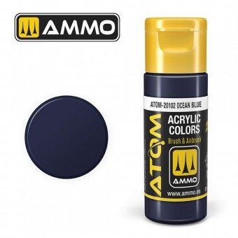 AMMO ATOM-20102 ATOM COLOR Ocean Blue