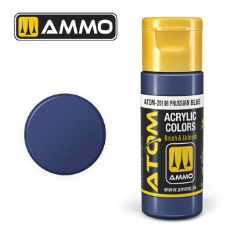 AMMO ATOM-20108 ATOM COLOR Prussian Blue