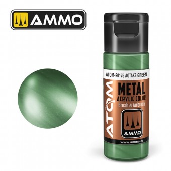 AMMO ATOM-20175 ATOM METALLIC Aotake Green