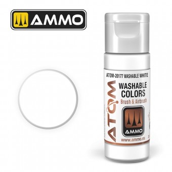 AMMO ATOM-20177 ATOM WASHABLE White