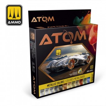 AMMO ATOM-20702 ATOM-Metallic Colors