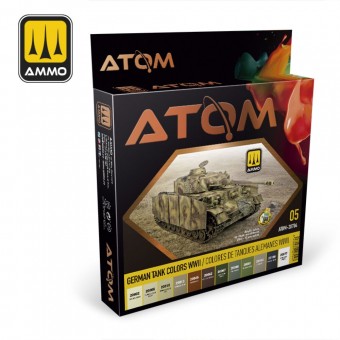 AMMO ATOM-20704 ATOM-German Tank Colors WWII