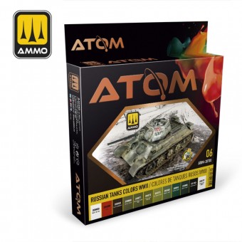 AMMO ATOM-20705 ATOM-Russian Tank Colors WWII