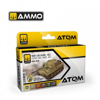 AMMO ATOM-20720 ATOM Tiger I Late Colors Set Vol.1