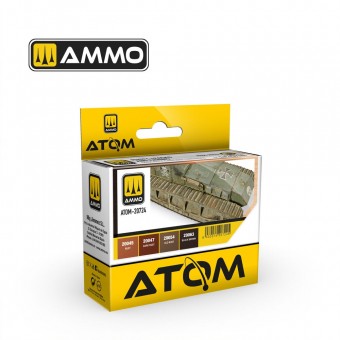 AMMO ATOM-20724 ATOM Rusty Tracks and Chains Set