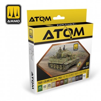 AMMO ATOM-20729 ATOM TIGER I COLORS (1942-1945) Set