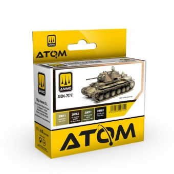AMMO ATOM-20741 ATOM WWII Soviet Vehicles Camouflage Colors Set