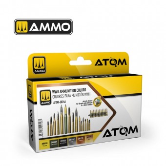 AMMO ATOM-20746 ATOM WWII Ammunition Colors