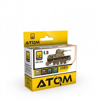 AMMO ATOM-20748 ATOM WWII Regio Esercito Colors Set
