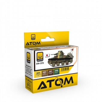AMMO ATOM-20750 ATOM Early WWII Japanese Army Colors Set