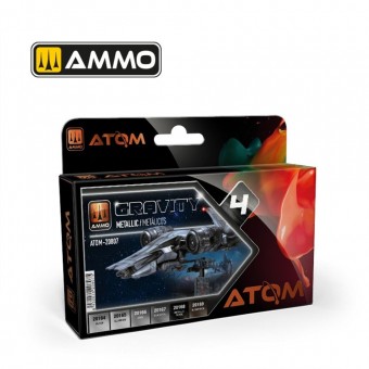 AMMO ATOM-20807 ATOM Gravity Set 4 - Metallic