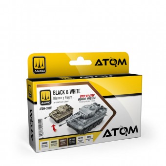 AMMO ATOM-20811 ATOM Black & White Technique Set