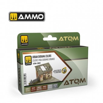 AMMO ATOM-20851 ATOM Urban Diorama Colors