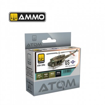 AMMO ATOM-20906 ATOM US Army Helicopters Set