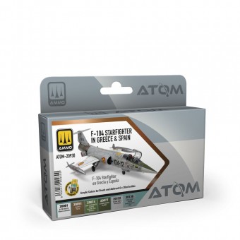 AMMO ATOM-20930 ATOM F-104 Starfighter in Greece and Spain Set
